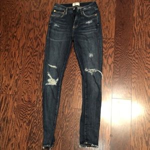 AGOLDE LOS ANGELES PREMIUM Ripped Highrise Jegging